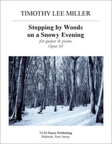 Stopping by Woods on a Snowy Evening Guitar and Fretted sheet music cover